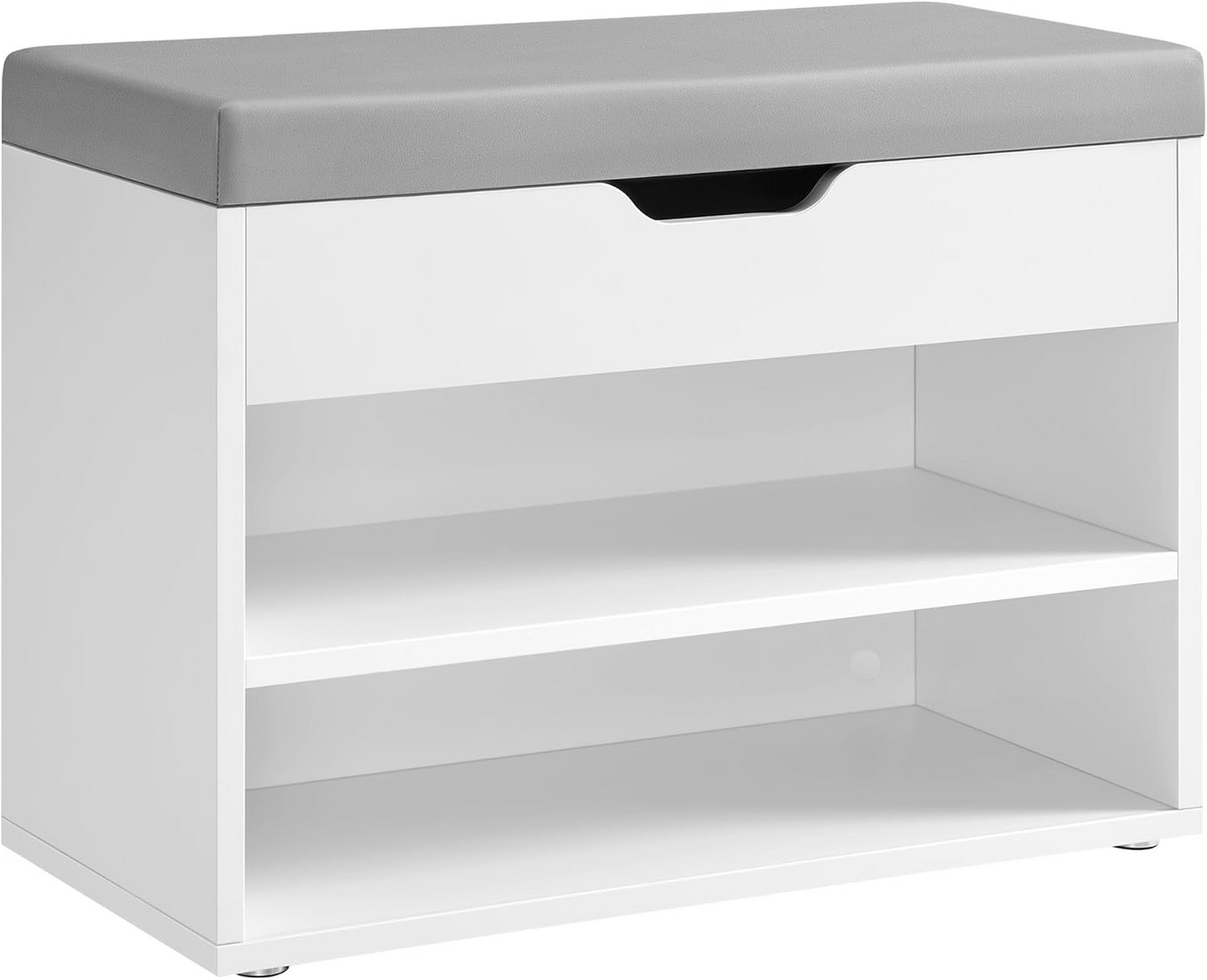 VASAGLE skobenk, 30 × 60 × 44 cm, skyhvit, LHS020W01