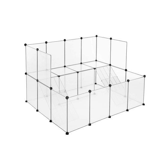 Songmics marsvinhage, hvit, LPC004W01