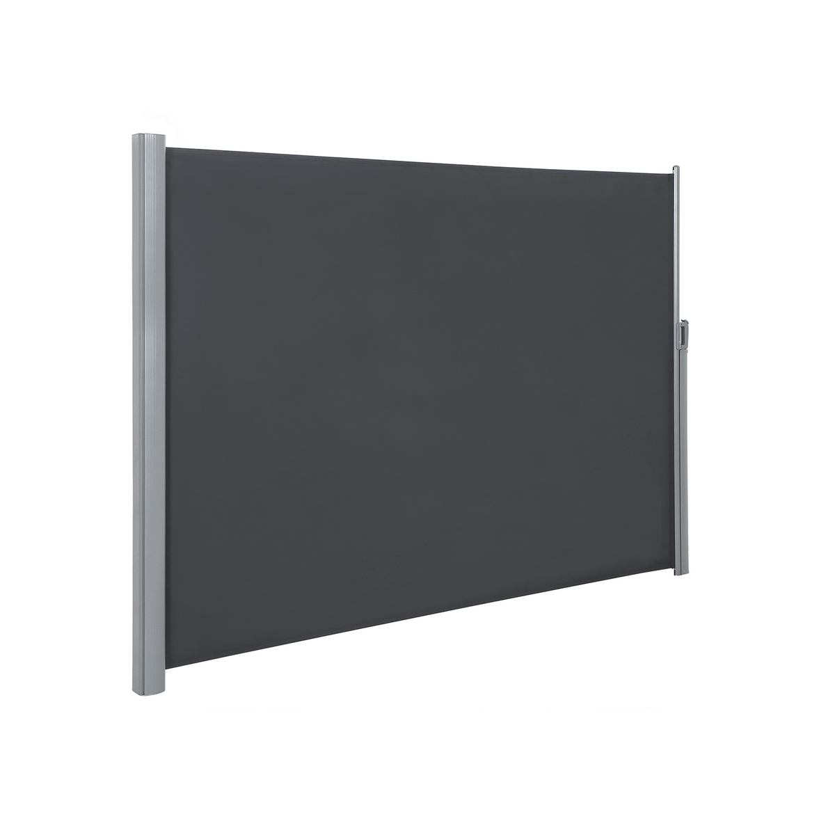 SONGMICS sidemarkise, 180 × 400 cm, røykgrå, GSA184G