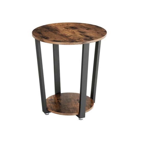 Vasagle sidebord, rustikkbrun, LET57X