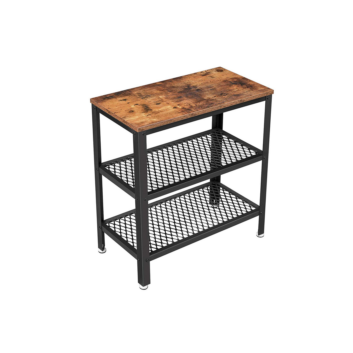 Vasagle sidebord, rustikkbrun, LET33BX