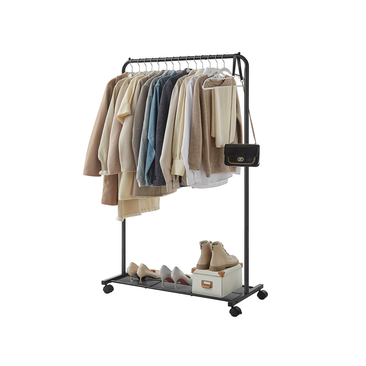 SONGMICS klesstativ, svart, HSR25BK