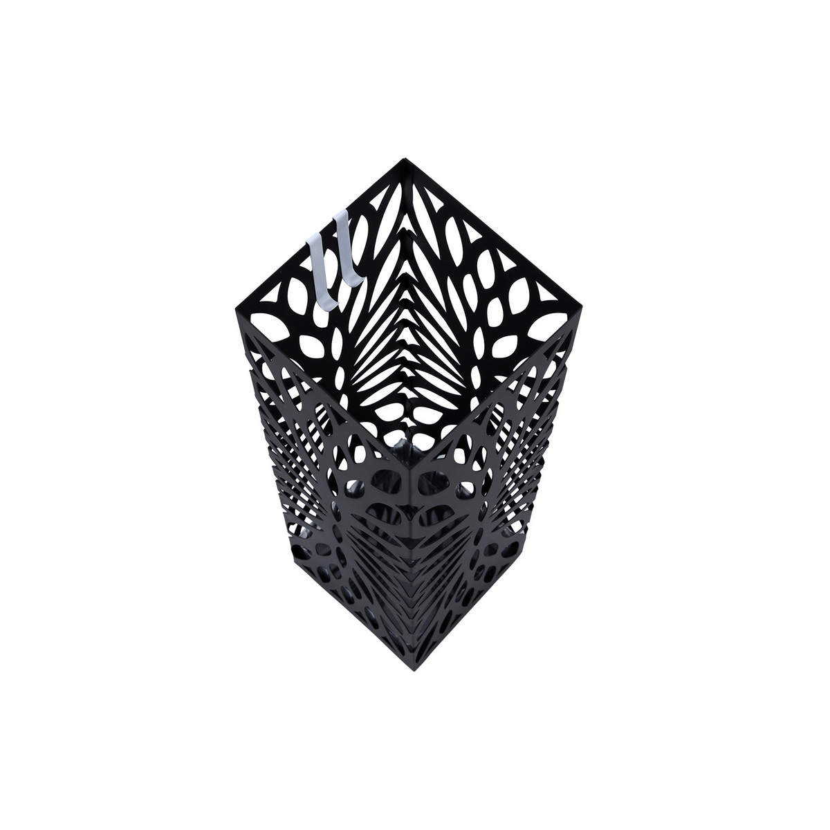 SONGMICS paraplystativ, 4 kroker, 15.5 × 15.5 × 49 cm, svart, LUC48B