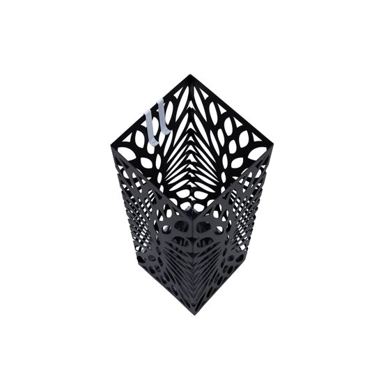 Songmics paraplystativ, 4 kroker, 15.5 × 15.5 × 49 cm, svart, LUC48B