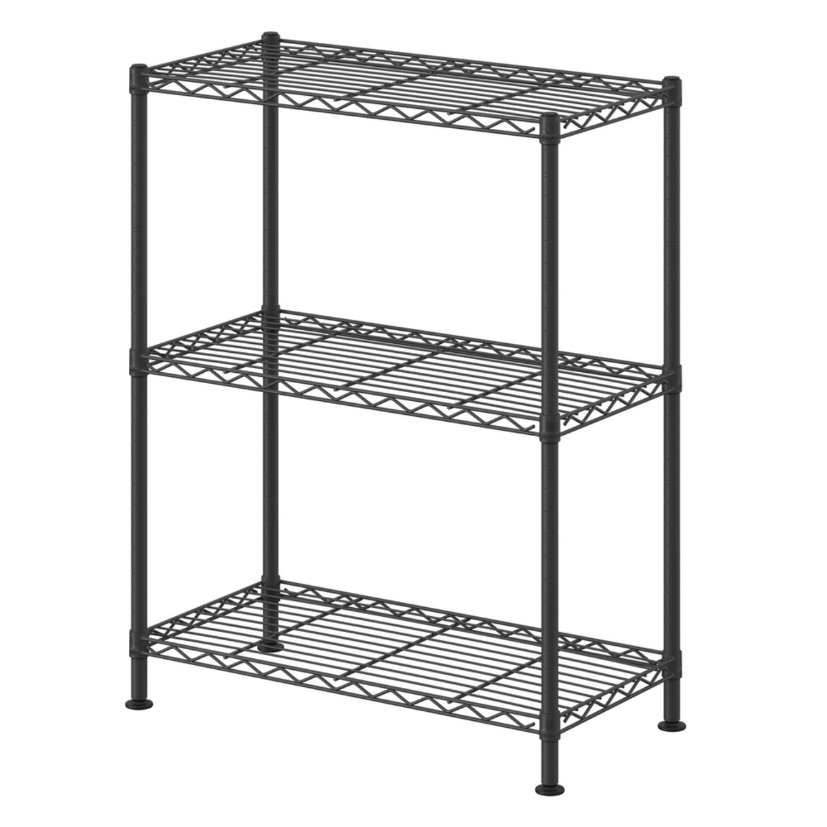 SONGMICS hyllereol, 3 nivåer, 8 kroker, justerbar