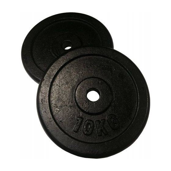 Vektplater, jern (2 x 2,5kg - 15kg) 30mm