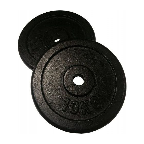 Vektskiver, Jern (2 x 2,5kg - 15kg) 50mm