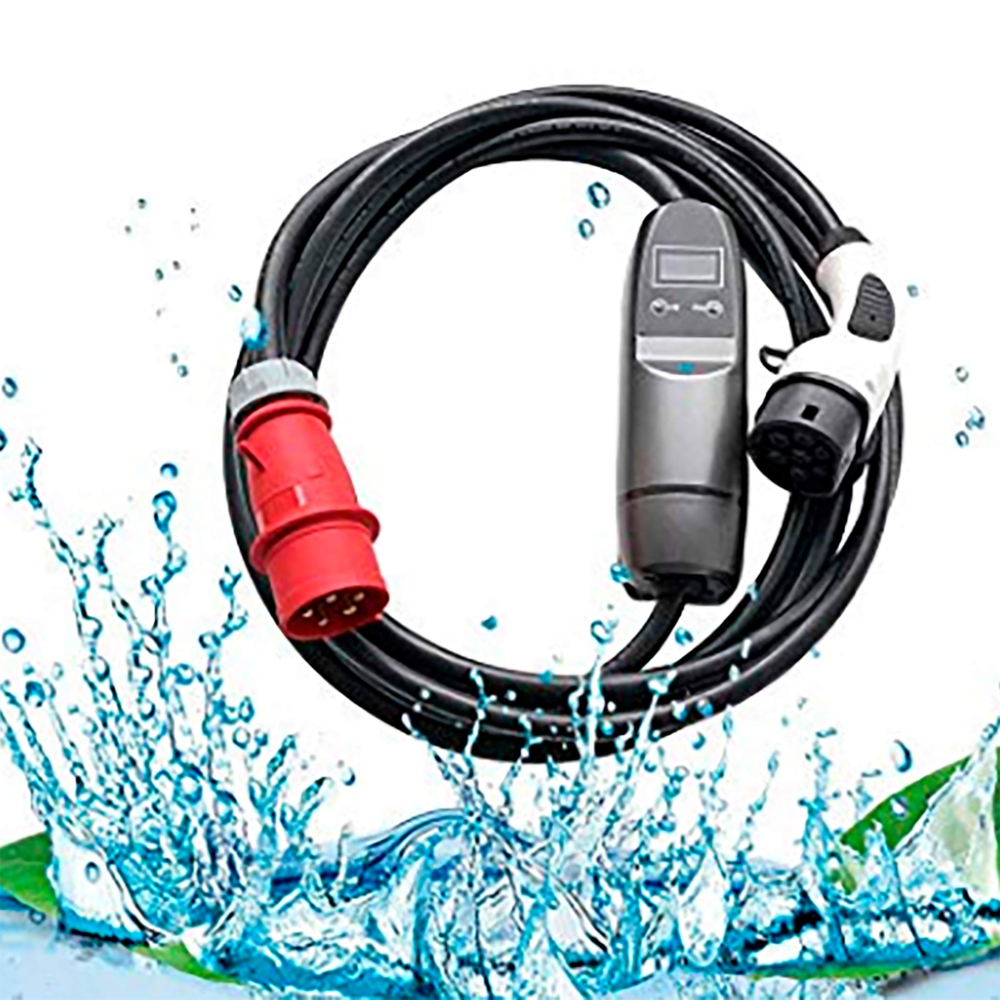 Khons Type 2 Ladekabel Elbil, G2S, 11kW, 3p