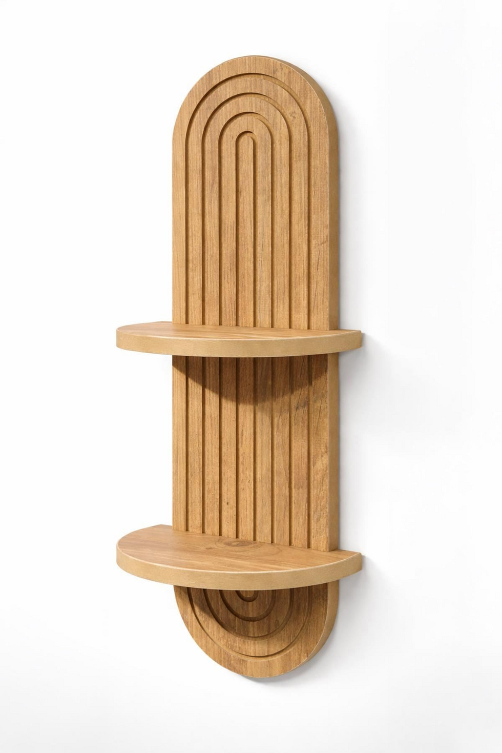 Norda Design moderne vegghylle, 20x70x13 cm, 100% melaminbelagt, 18 mm tykk | skandinavisk design, stilig og funksjonell