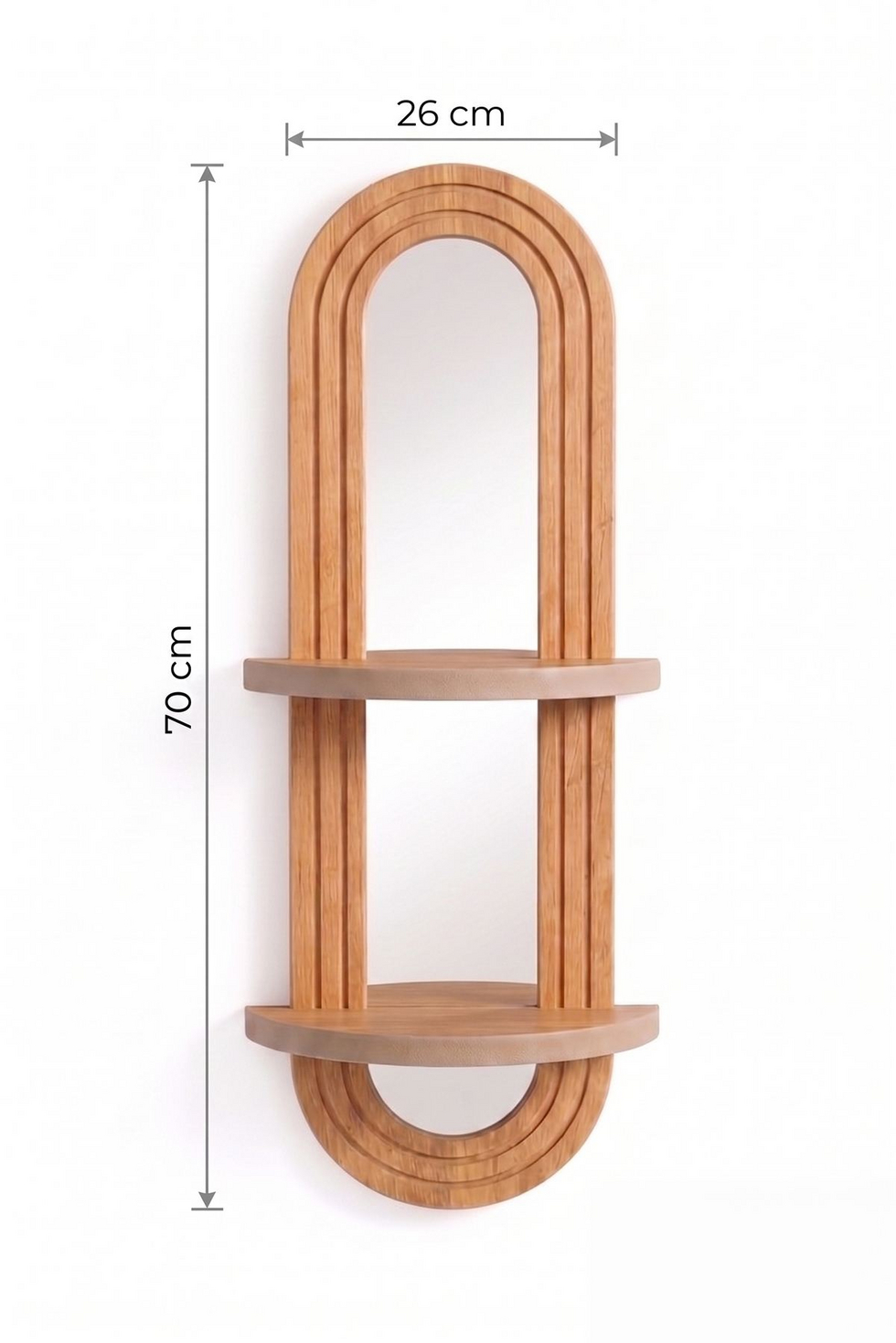 Norda Design Vegghylle Cielo Shelf Variant 2 13 x 26 x 70 cm
