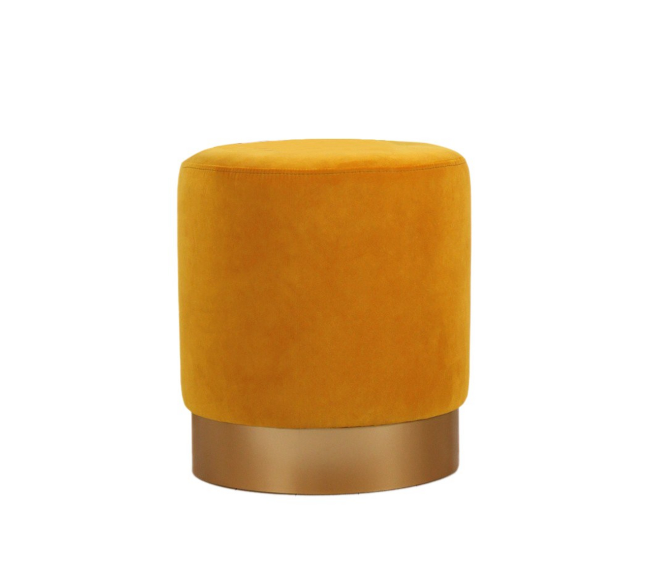Norda Design elegant fløyelspuff, 45 cm høyde, 40 cm dybde | 100% fløyel, 160 kg kapasitet, bohemsk Glam