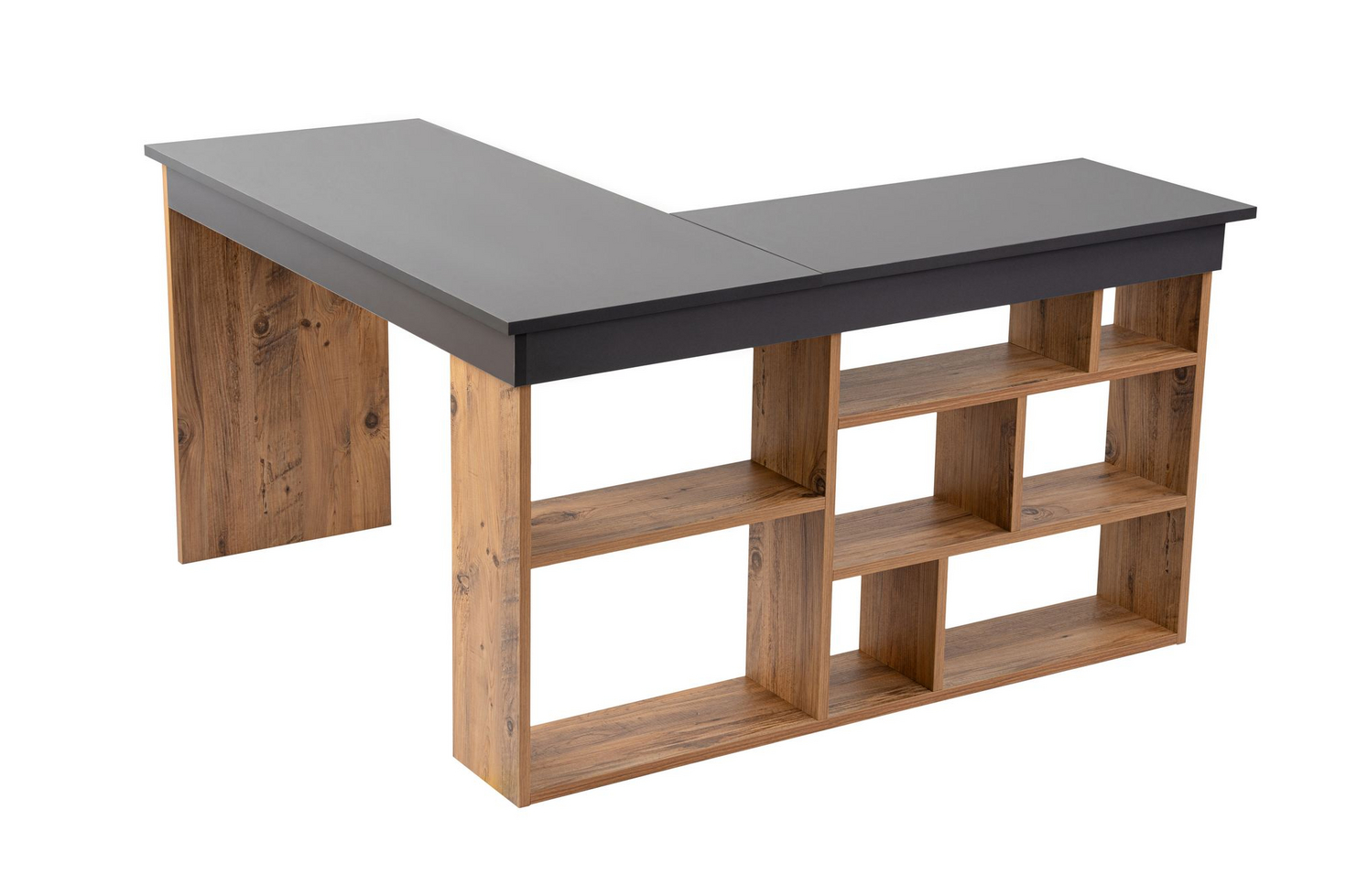 Norda Design moderne skrivebord, 130 x 72 x 120 cm | 100% melaminbelagt sponplate, 60 kg kapasitet