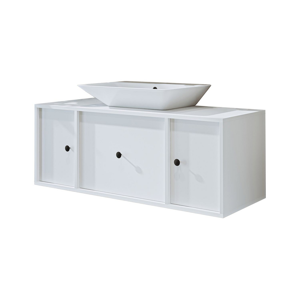 Norda Design Baderomsskap med servant Cefalu 45 x 120 x 45 cm