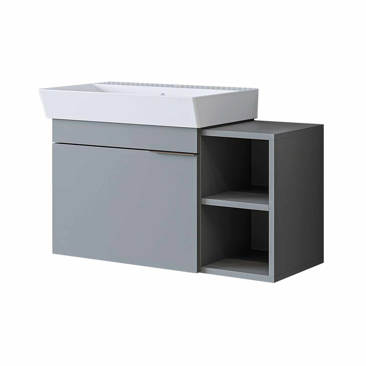 Norda Design Baderomsskap med servant Likya 82 38.6 x 82 x 54 cm