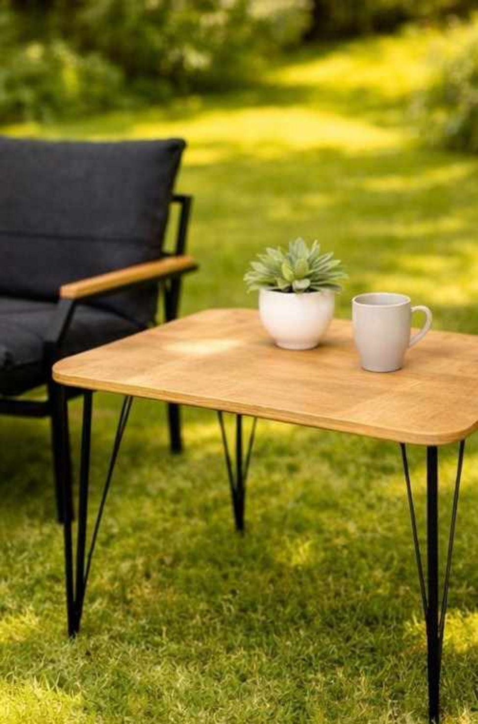 Norda Design Loungesett til hagen Alya Sehpa 61 x 61 x 70 cm