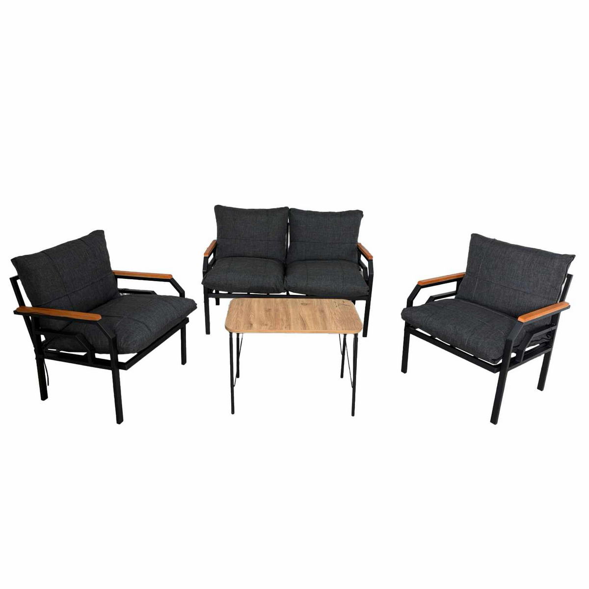 Norda Design Loungesett til hagen Kutay Sehpa 61 x 61 x 70 cm