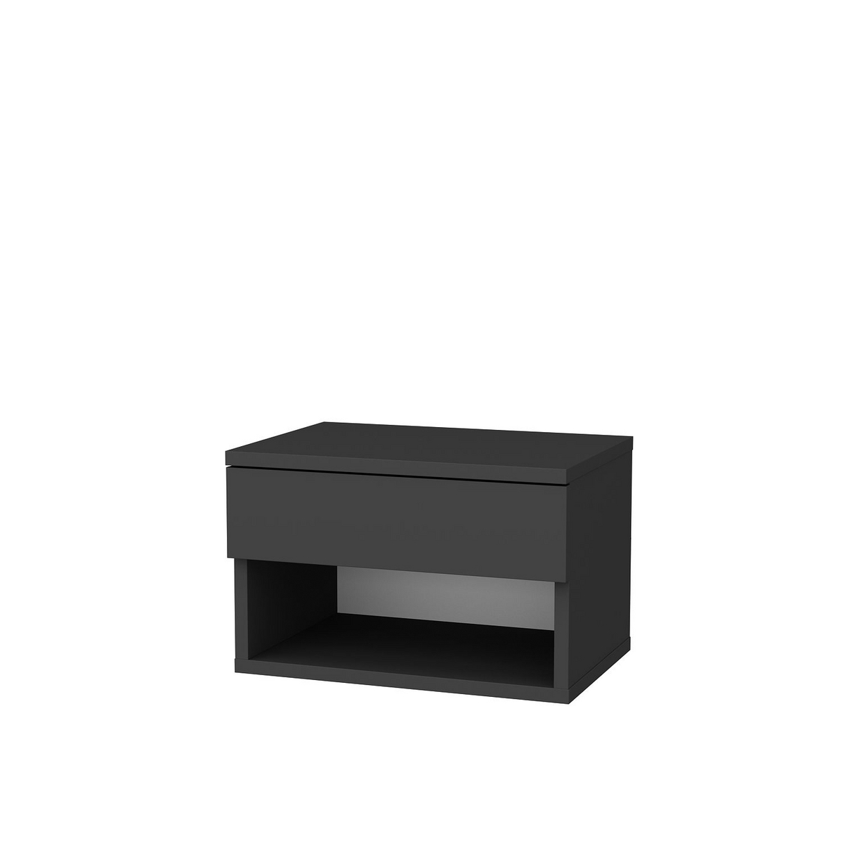Norda Design moderne nattbord, 44.6 cm x 29 cm x 31.9 cm | 100% melaminbelagt, 18 mm tykk | stilig og funksjonell