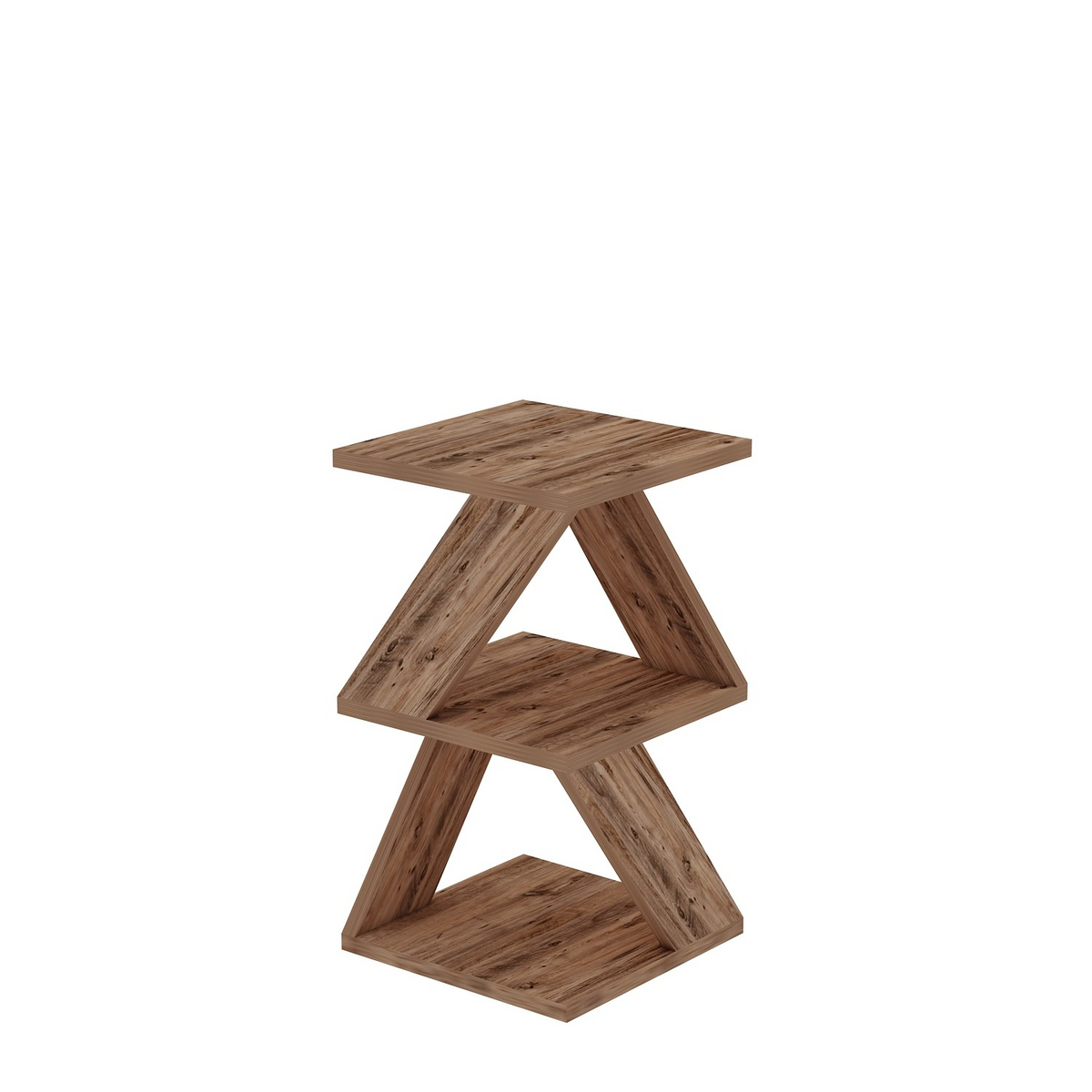 Norda Design moderne sidebord med mulighet for veggmontering, 29.6 x 54.2 x 29.6 cm | 100% melaminbelagt | stilig og funksjonelt design