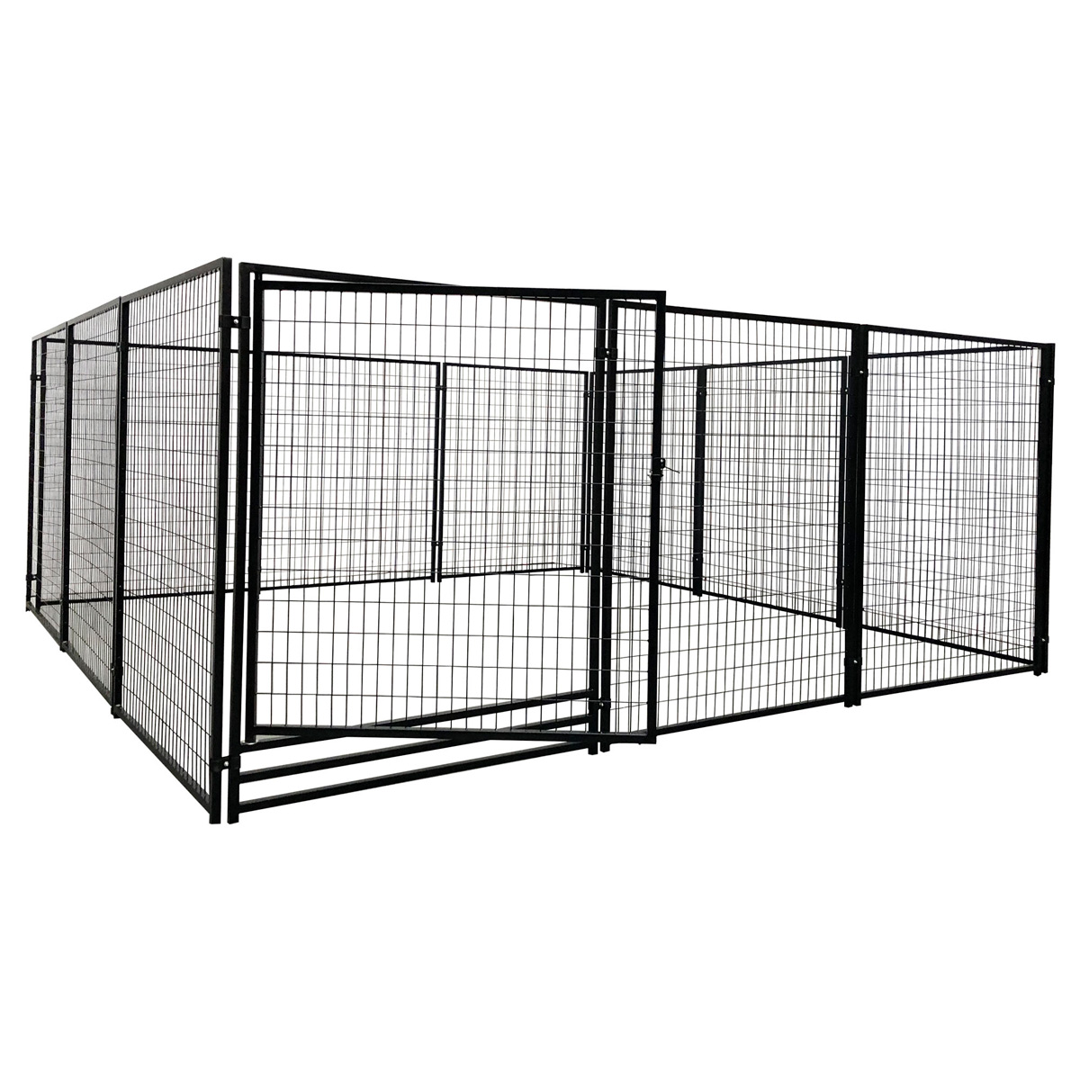 Trekker Hundegård 4.5x4.5x1.83m, Svart