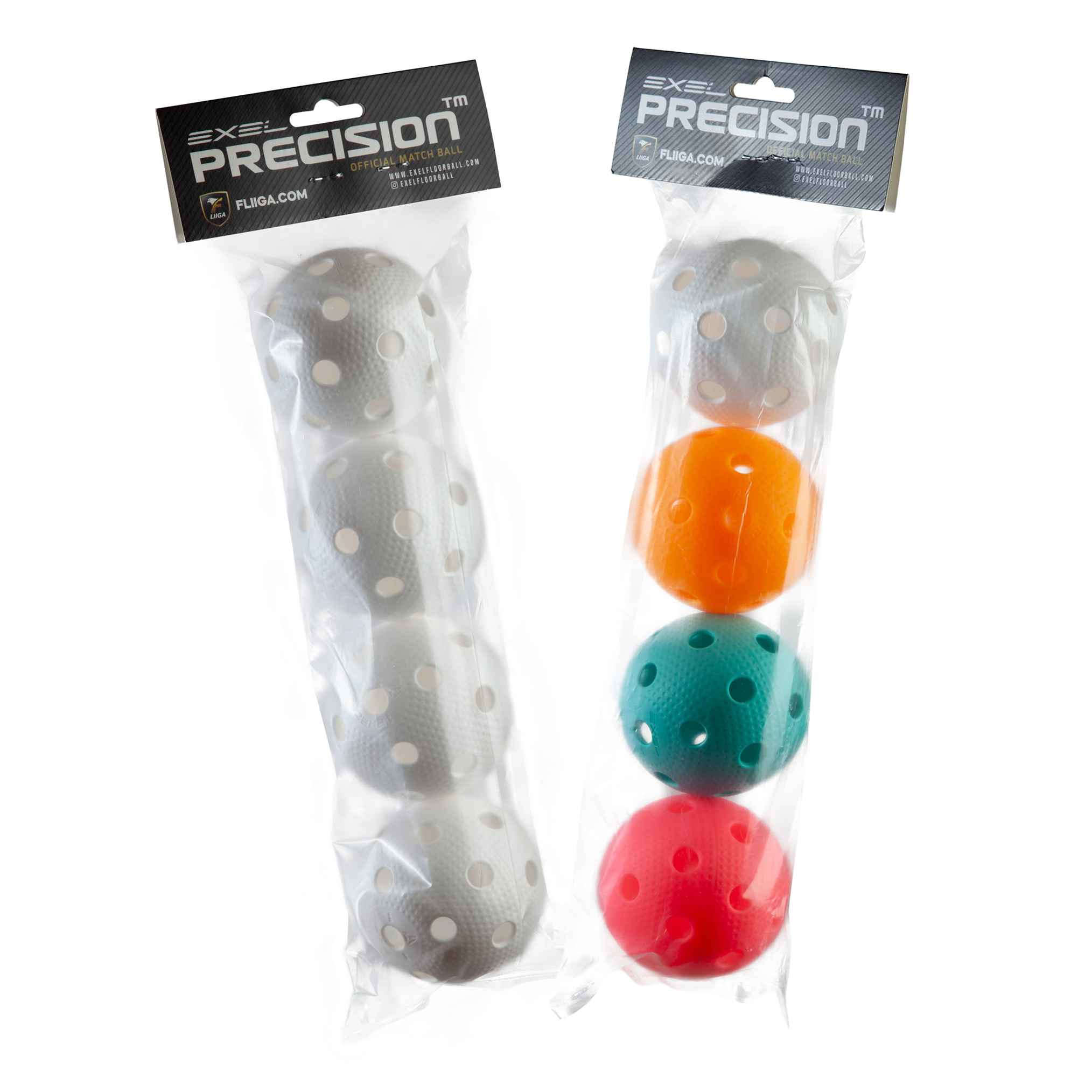 Exel Precision F-Liiga Innebandyball, 4-pack