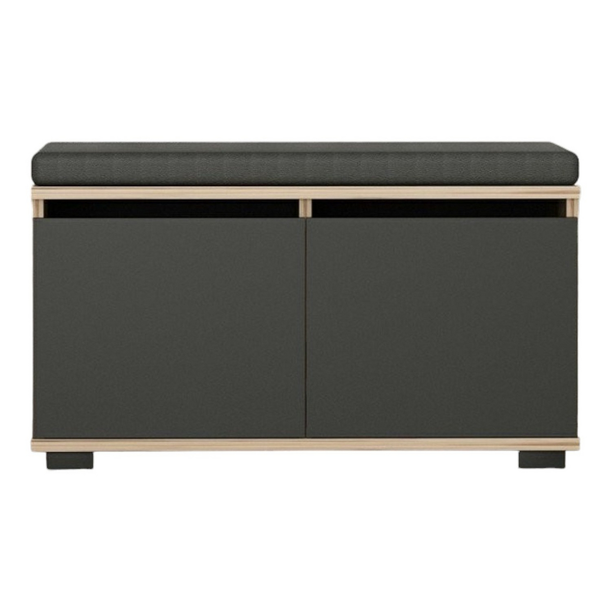 Norda Design moderne skoskap, 80 cm x 42 cm x 35 cm | 100% melaminbelagt, 18 mm tykk | stilig oppbevaringsløsning