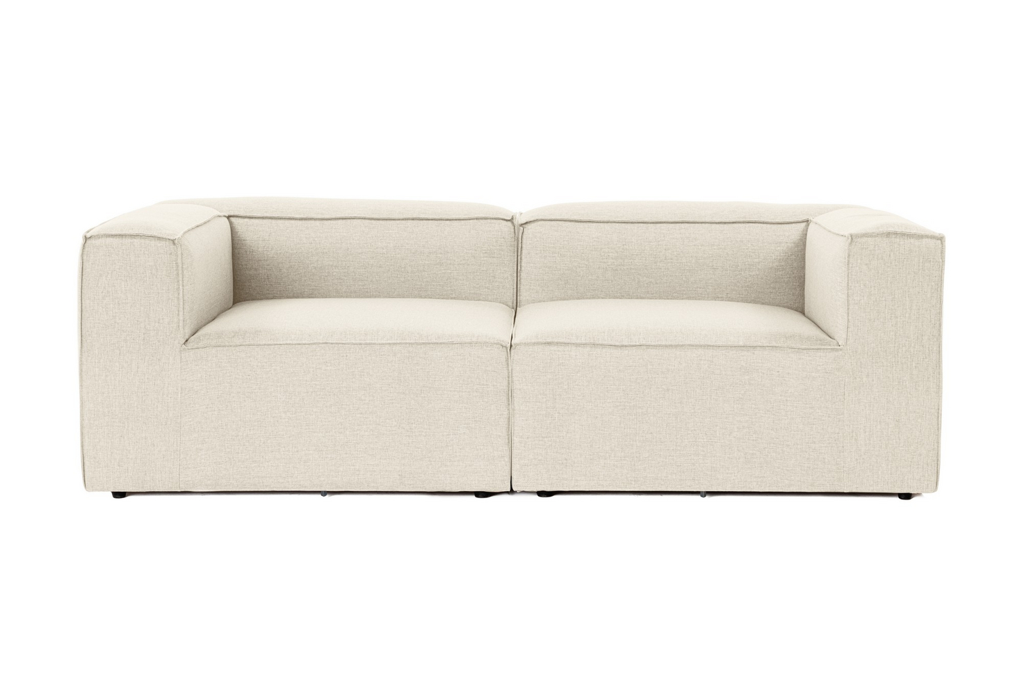 Norda Design 2-seters sofa, 100% lin, agnbøkramme, 214 x 105 x 66 cm | komfortabel og stilig design