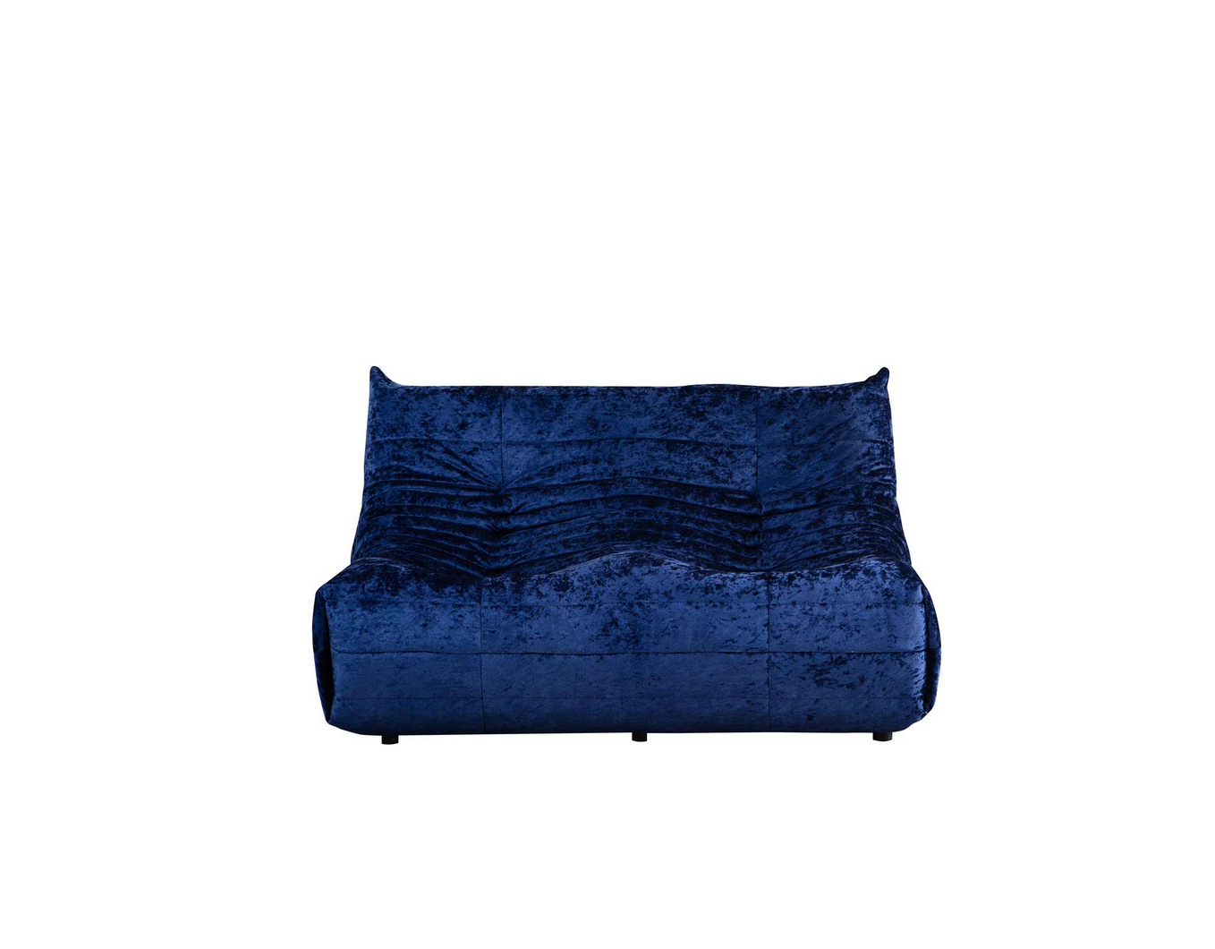 Norda Design stilig 2-seters sofa, 145 x 100 x 80 cm | 100% polyester, fast skum, kan renses | moderne komfort