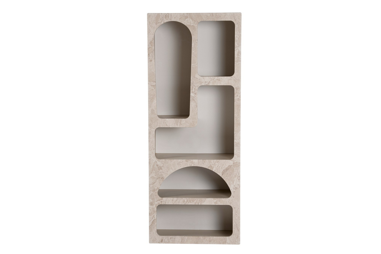 Norda Design moderne bokhylle, 60x150x32 cm, 100% melaminbelagt, elegant design