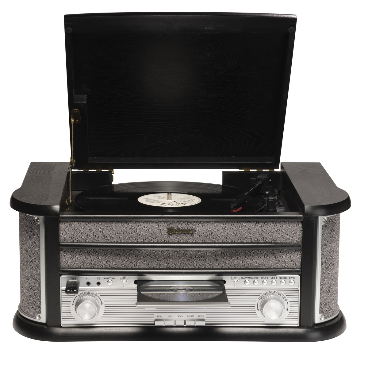 Denver MRD-51B musikkanlegg, svart
