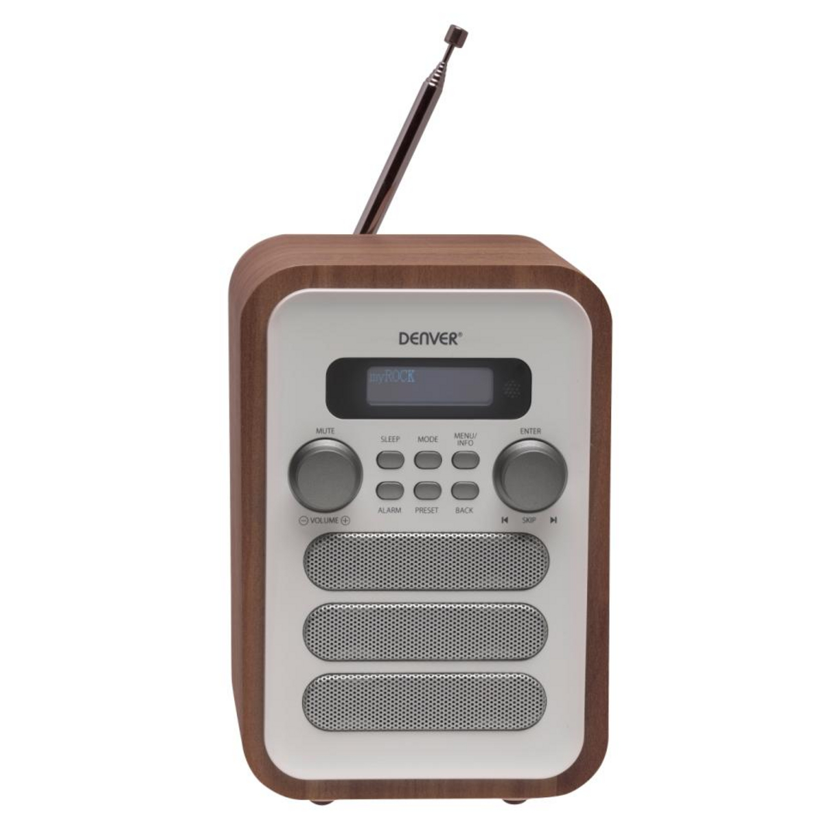 Denver DAB-48W DAB-radio, hvit