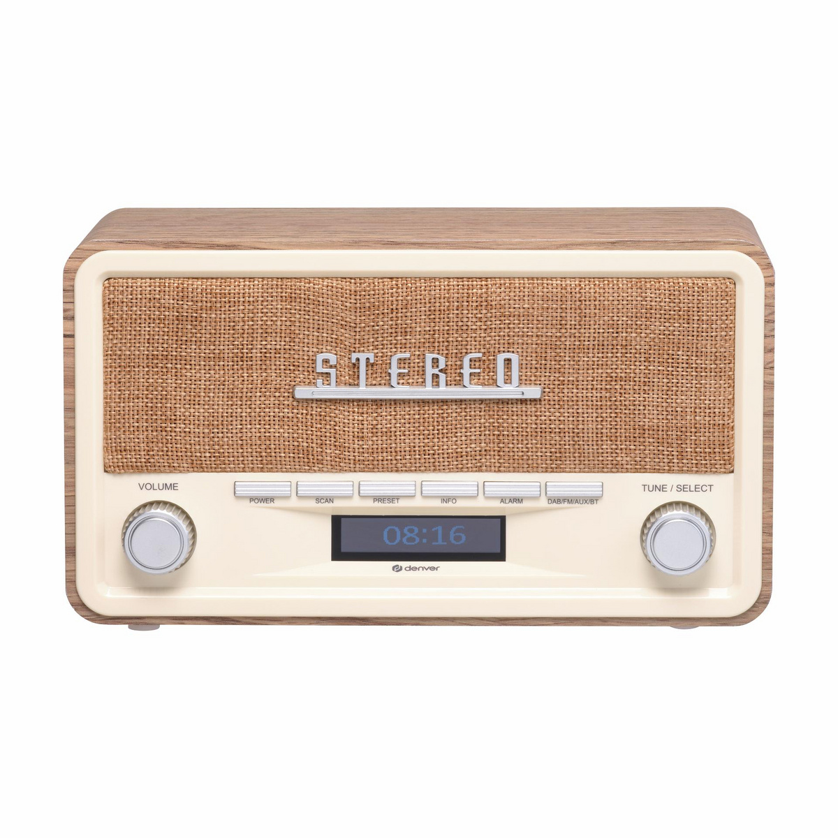 Denver DAB-18LW DAB-radio, lyst tre