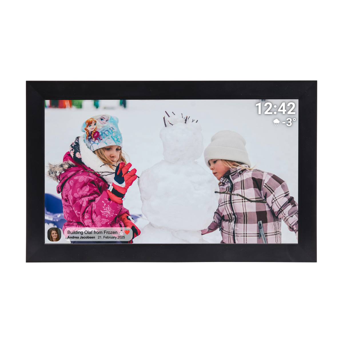 Denver PFF-1504B Digitale bilderamme Svart