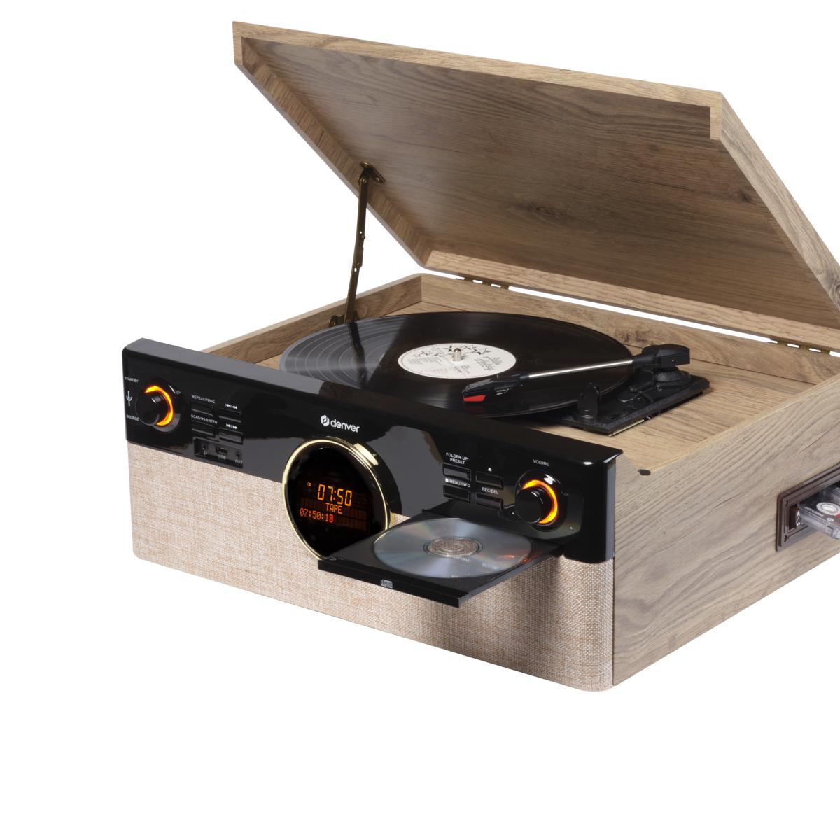 Denver MRD-180 LP-spiller med Bluetooth, DAB+/FM-radio