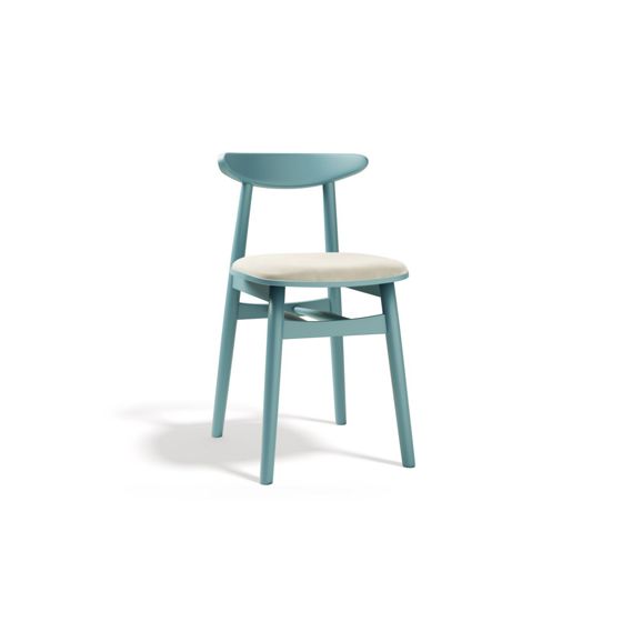 Cosmopolitan Design fløyelsstoler, 2 stk., "Bony", 1-seter, 42 × 47 × 80 cm, turkise ben, lysebeige