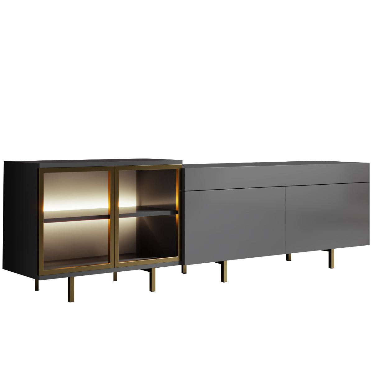 Norda Design TV-benk Vienna 37 x 190 x 57 cm