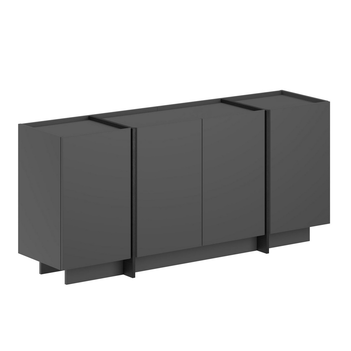 Norda Design moderne konsollbord, 180 cm | 100% melaminbelagt, myktlukkende hengsler, 18 mm
