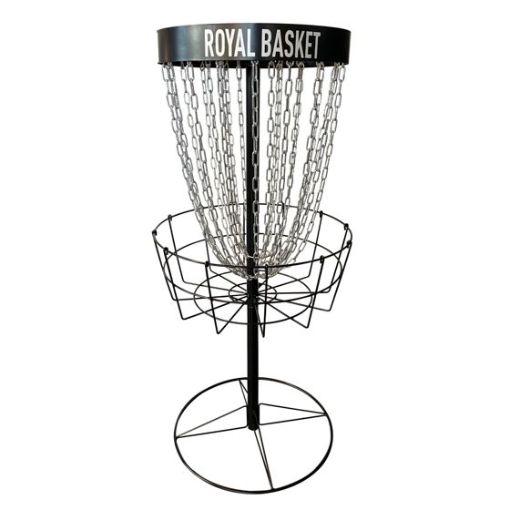 Viking Discs Royal Basket Disc Golf Kurv, Svart Utgave
