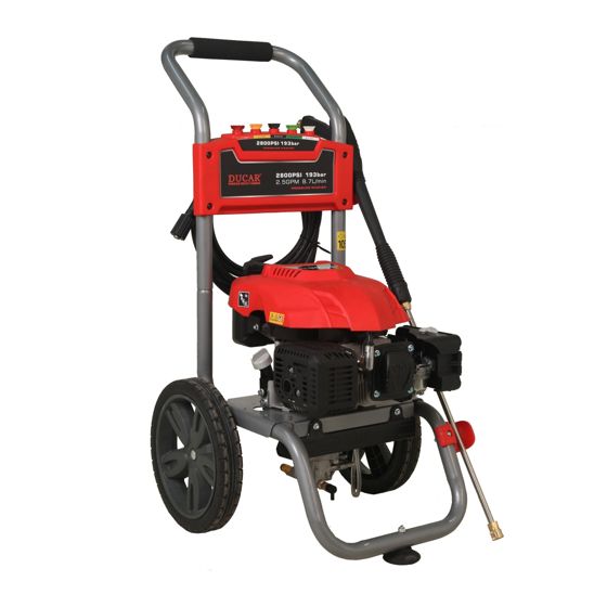 Ducar selvsugende høytrykkspyler DGPW2800V 193 bar