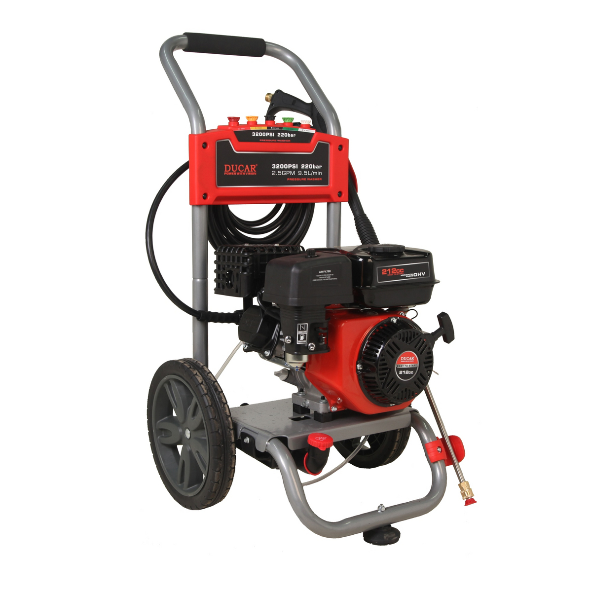 Ducar selvsugende høytrykkspyler DGPW3200H 228 bar