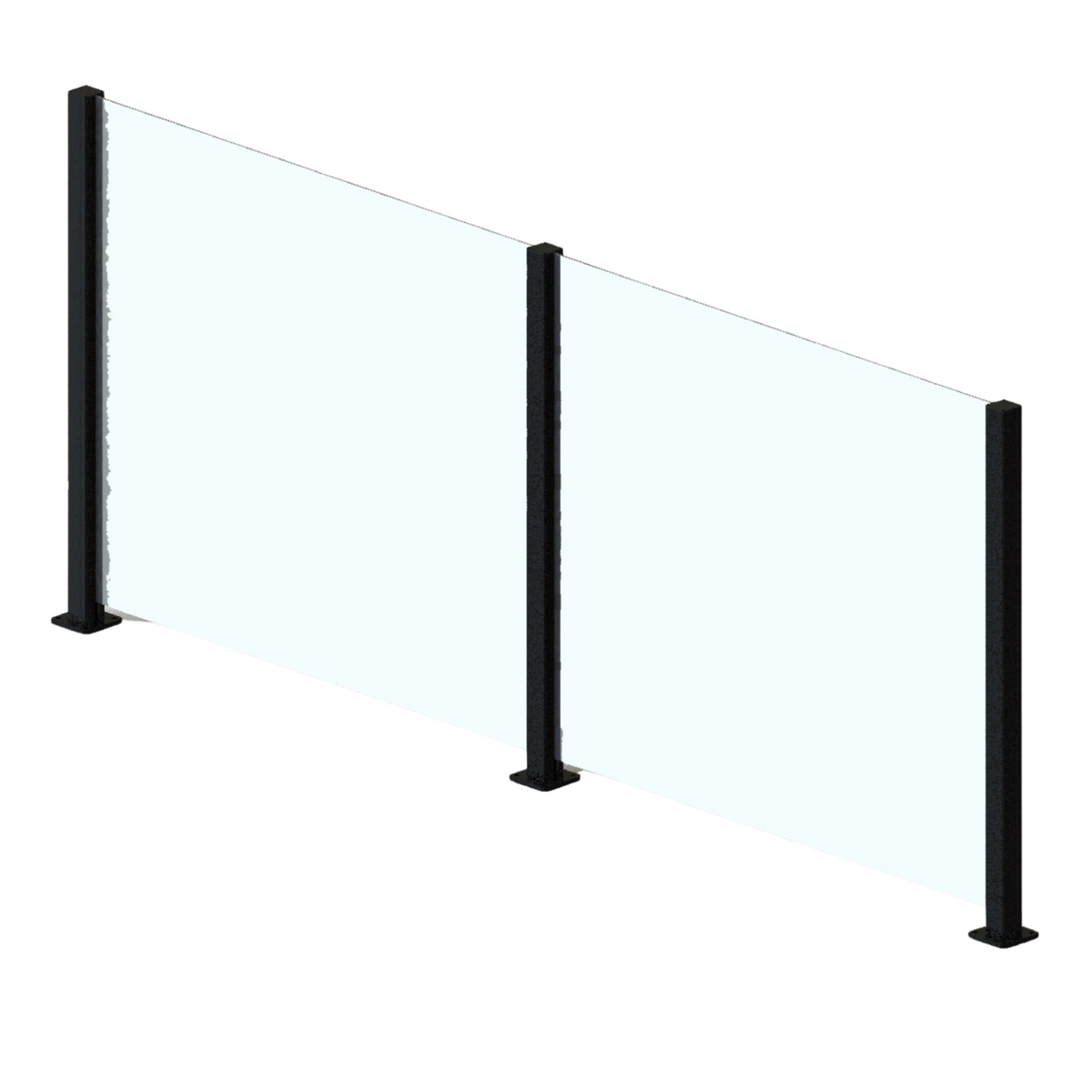 Green Land glasselement terrasse klart