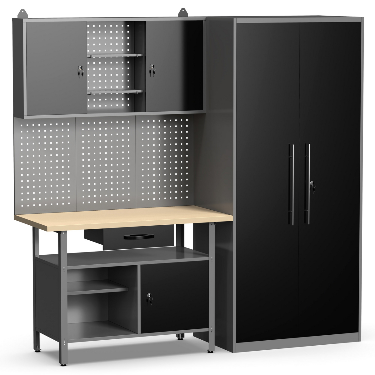 Timco verktøyskap Pro+ 210x60x200 cm