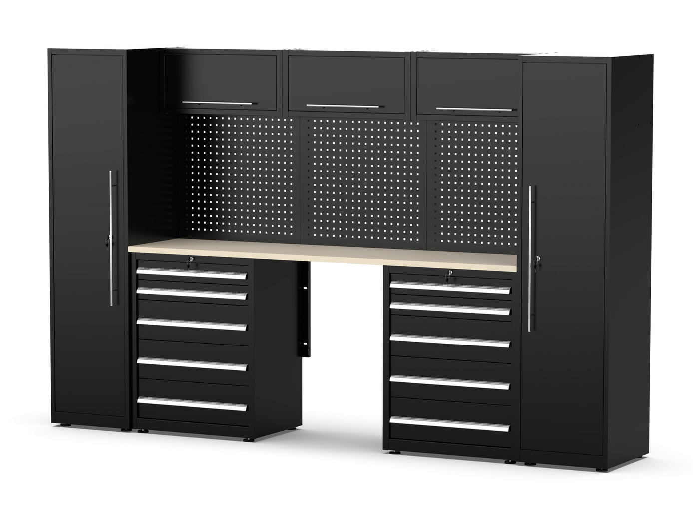 Timco verktøyskap Elite 325x55x205 cm