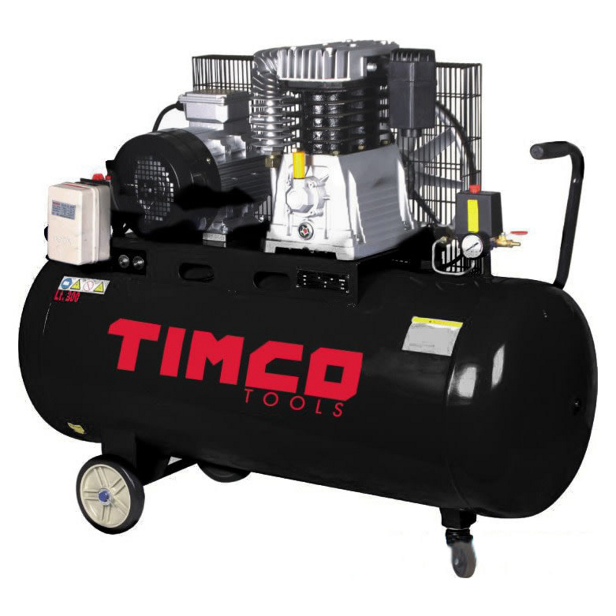 Timco remdrevet kompressor 5,5 HP 300 l
