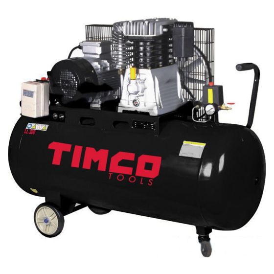 Timco remdrevet kompressor 5,5 HP 300 l