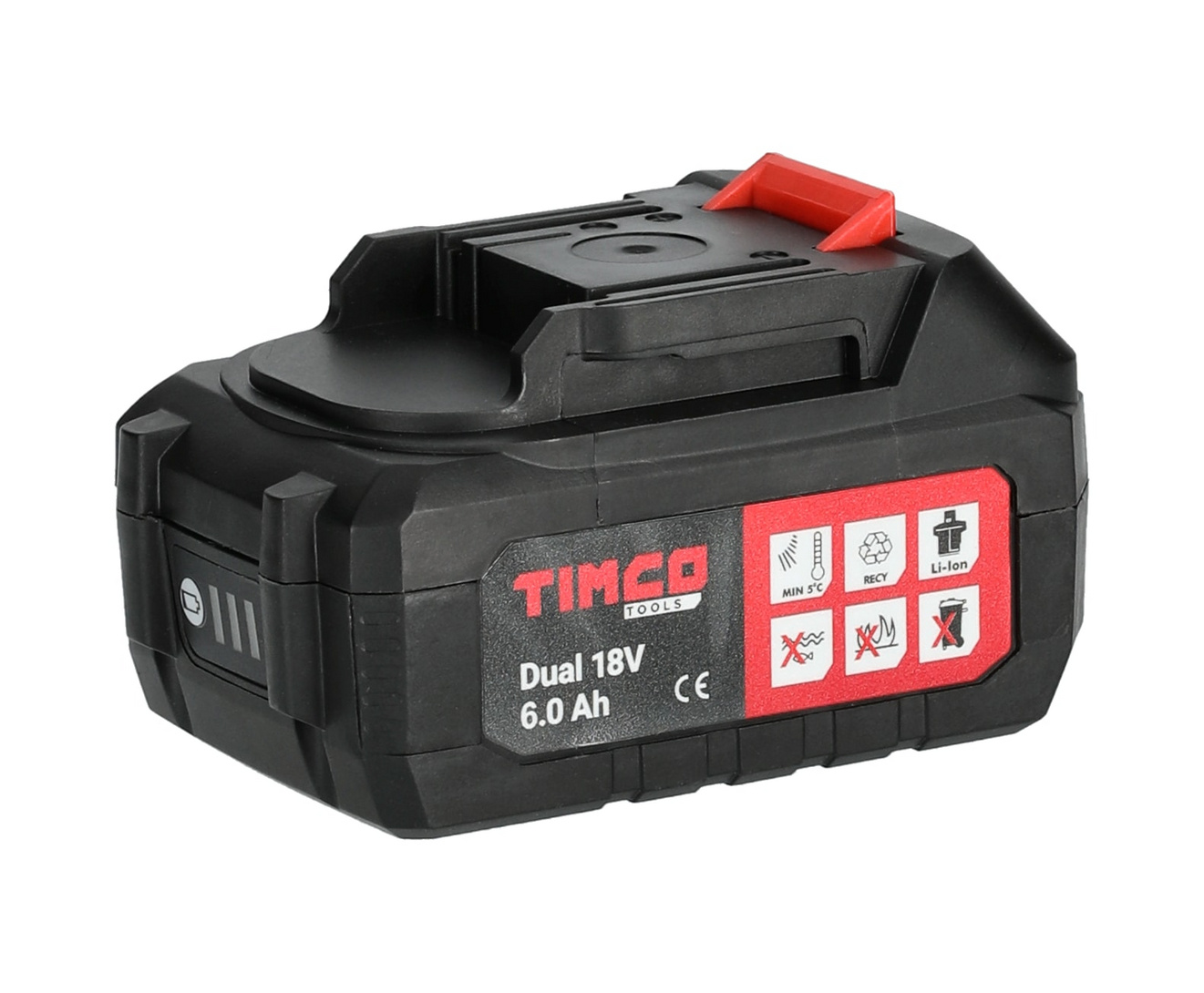 Timco batteriindikator Dual 18V 6Ah