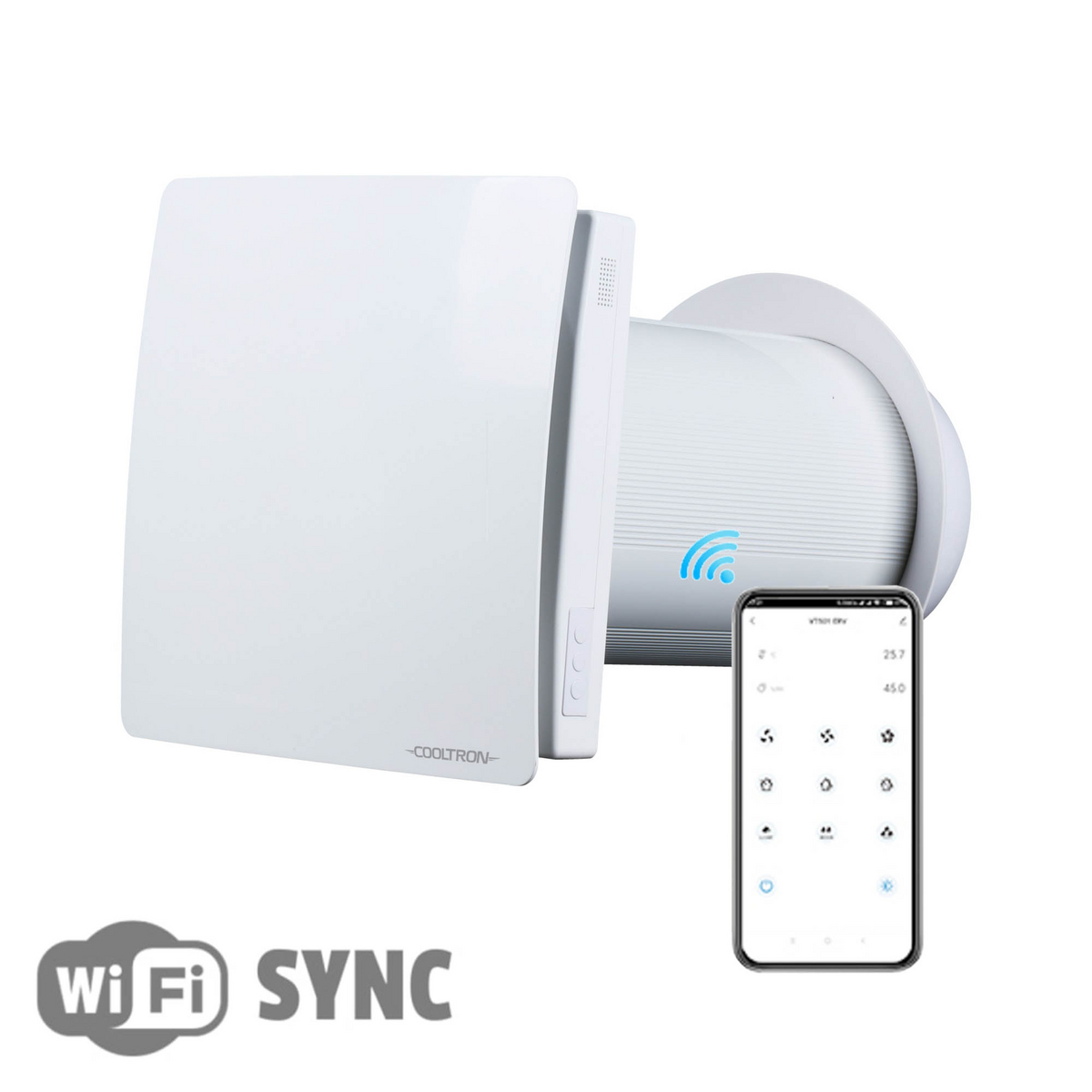 Cooltron ventilasjonsaggregat med varmegjenvinning Reco 60 SYNC WIFI