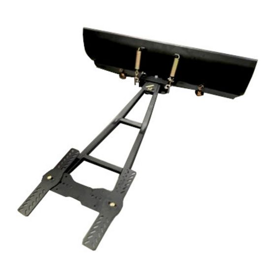 Clou støtfangerplate til ATV 150 cm