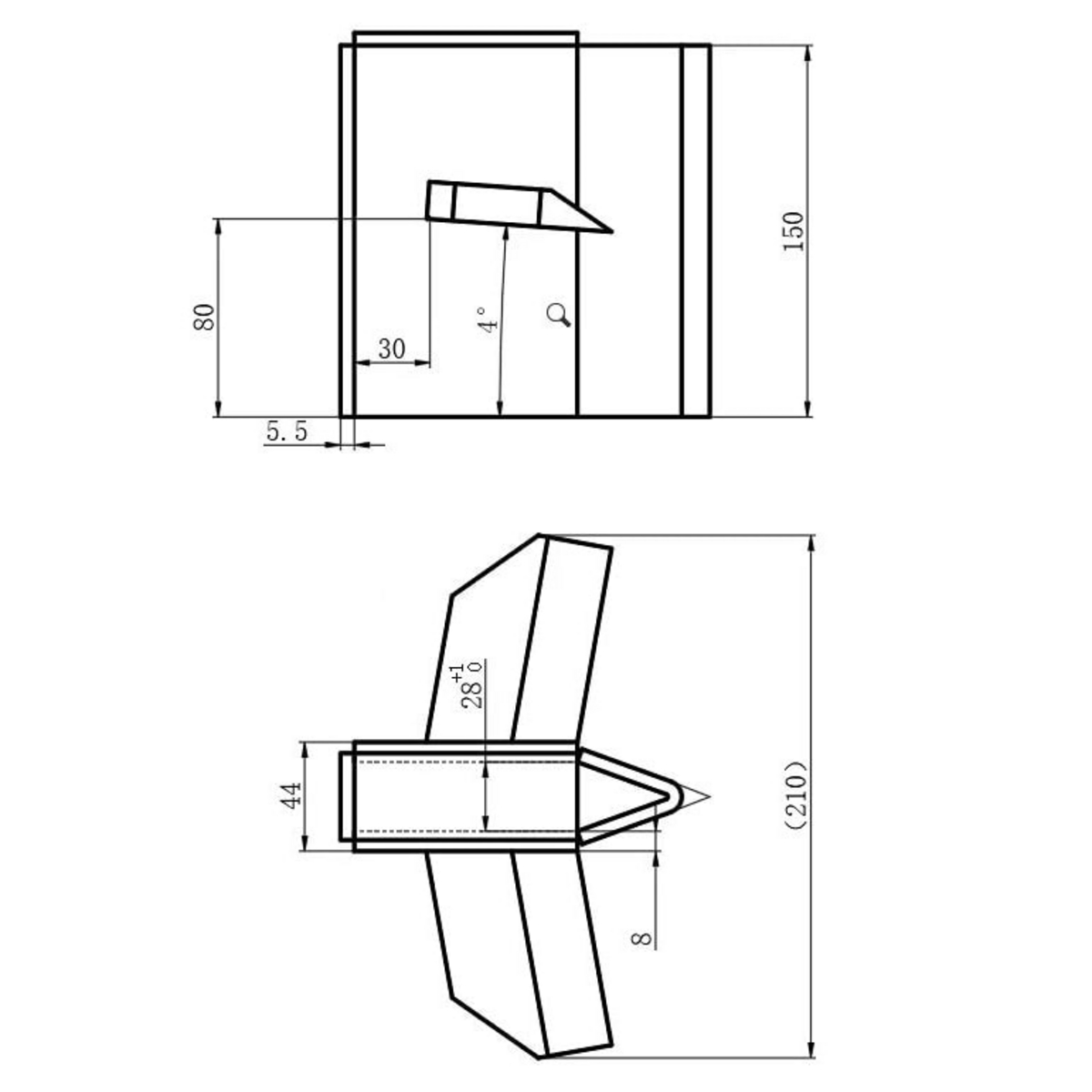 Timco 4-i-1 kløyvekile til 18T/22T traktordrevet vedkløyver