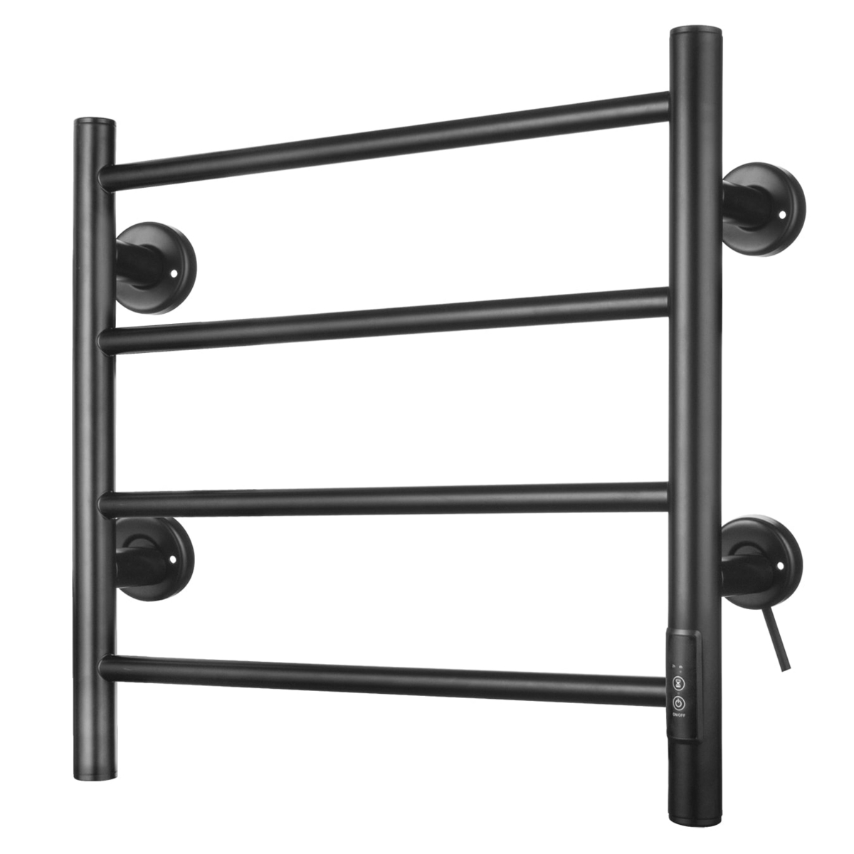 Innosanit håndkletørker 4 stenger 50 W matt svart