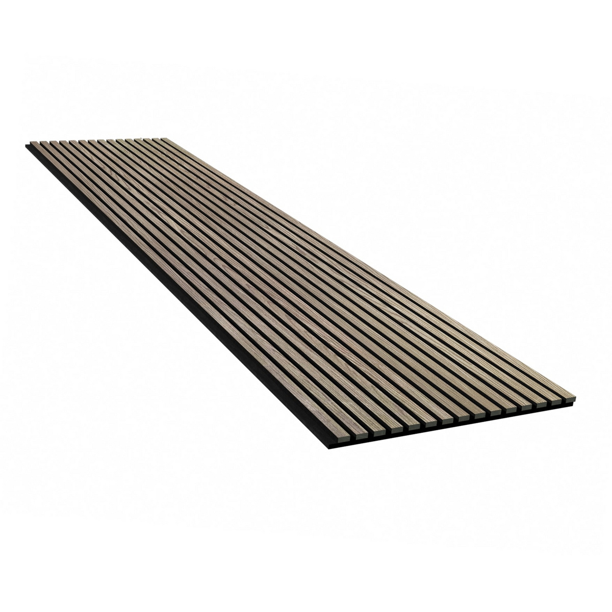 Evella akustikkpanel i trefiner VN27 2400x600 mm valnøtt